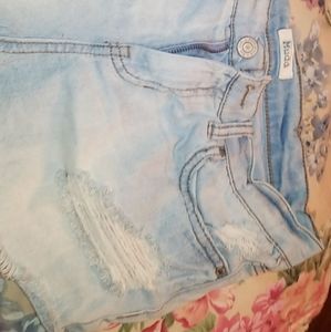 Denim shorts